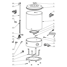 Horeca Parts - Hendi Warnik do wody 20 l