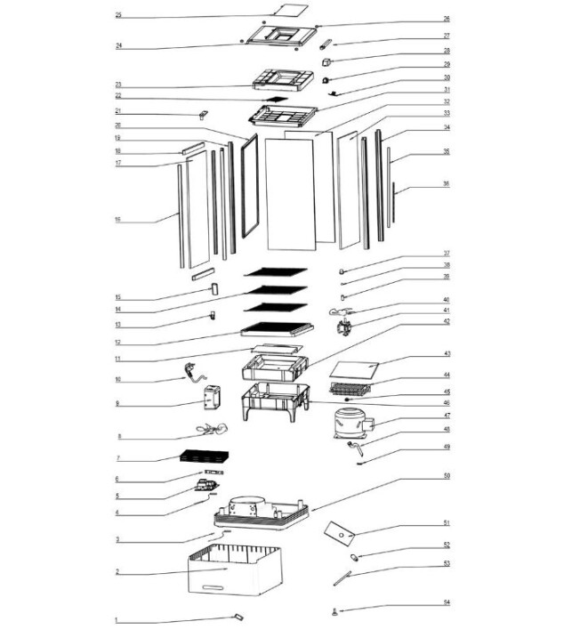 Horeca Parts - Witryna chłodnicza Hendi 233634