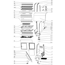 Horeca Parts - Witryna chłodnicza Hendi nastawna 120l - 233702