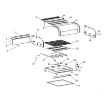 Horeca Parts - Witryna grzewcza nastawna Hendi 273982