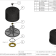 Horeca Parts - Zmywarka do naczyń 50x50, manualna, z dozownikiem detergentu i pompą spustową Hendi 230251 (Vergina 50)