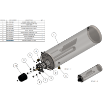 Horeca Parts - Zmywarka kapturowa do naczyń, manualna Hendi 230312 (Turbo 1500)