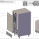 Horeca Parts - Zmywarka do tac i garów 50x60 elektroniczna z dozownikiem detergentu i pompą spustową 5kW 230V Hendi 236567