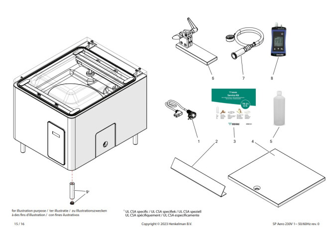 Horeca Parts - Pakowarka próżniowa Henkelman Aero 42