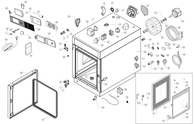 Horeca Parts - Piec konwekcyjno-parowy Lainox CEV061X