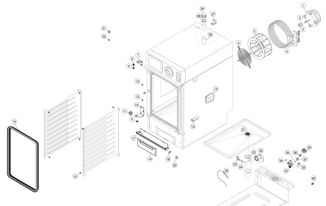 Horeca Parts - Piec konwekcyjno-parowy Lainox COEN061R