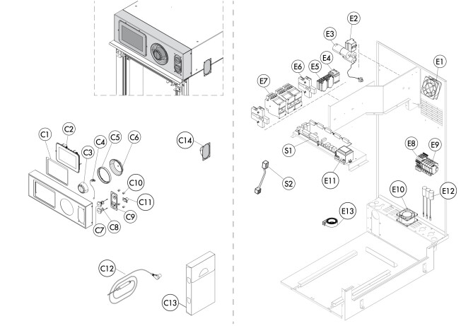 Horeca Parts - Piec konwekcyjno-parowy Lainox COEN061R