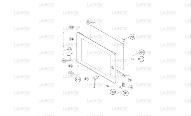 Horeca Parts - Piec konwekcyjno-parowy Lainox ICET051