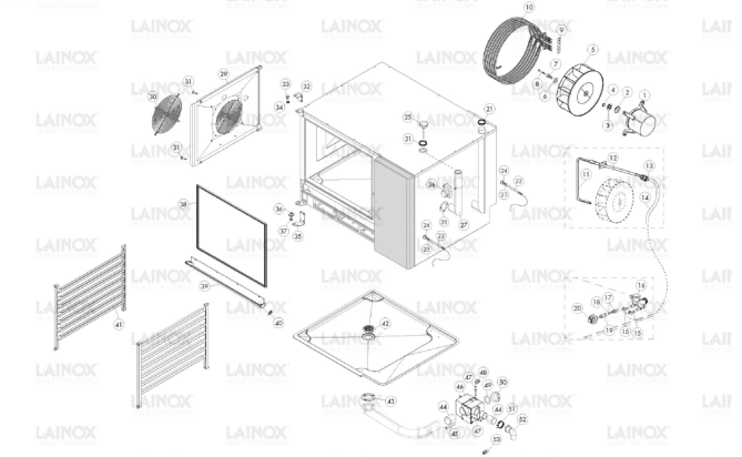 Horeca Parts - Piec konwekcyjno-parowy Lainox  NAEV072R