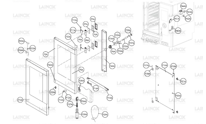 Horeca Parts - Piec konwekcyjno-parowy Lainox  NAEV072R