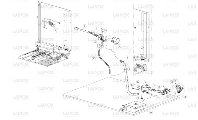 Horeca Parts - Piec konwekcyjno-parowy Lainox  NAEV072R