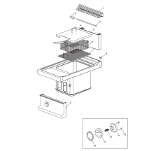 Horeca Parts - Frytownica gazowa MBM 1x14L MG7GF477