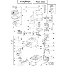Horeca Parts - Szatkownica / Kuter Robot Cook Stalgast 483030