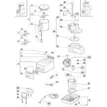 Horeca Parts - Szatkownica / Urządzenie wielofunkcyjne, R301, P 0.65 kW, U 230 V Stalgast 712300