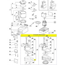 Horeca Parts - Szatkownica / Kuter R402 400V 2 prędkości Stalgast 712402