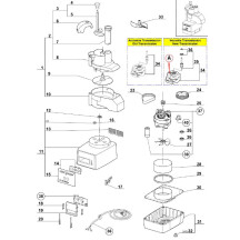 Horeca Parts - Szatkownica do warzyw CL30 BISTRO, P 0.5 kW, U 230 V Stalgast 713300
