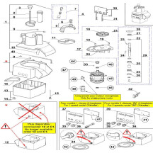 Horeca Parts - Szatkownica do warzyw, CL50, P 0.55 kW, U 230 V Stalgast 713500
