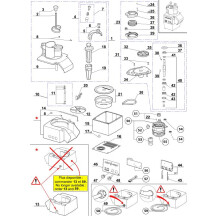 Horeca Parts - Szatkownica do warzyw CL50 Gourmet, P 0.55 KW, U 230 V Stalgast 713510