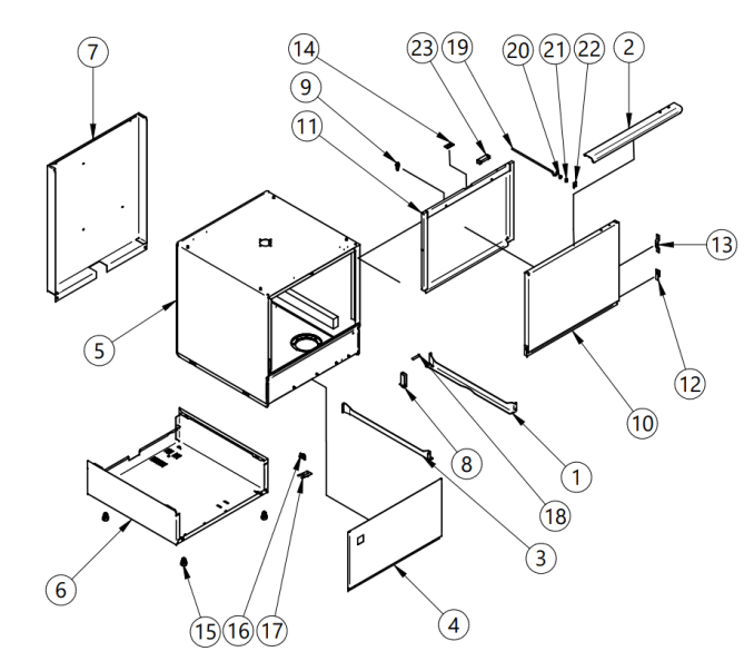 Horeca Parts - Zmywarka do naczyń 50x50, manualna Hendi 230220 - Wersja nowa