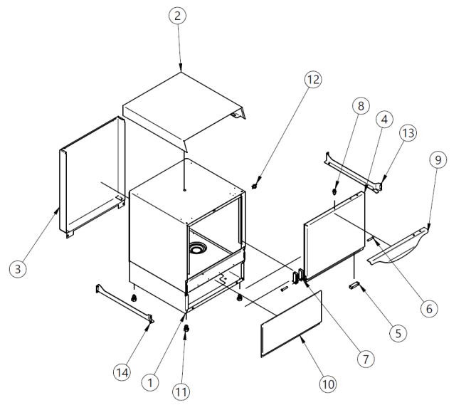 Horeca Parts - Zmywarka Silanos EXV057