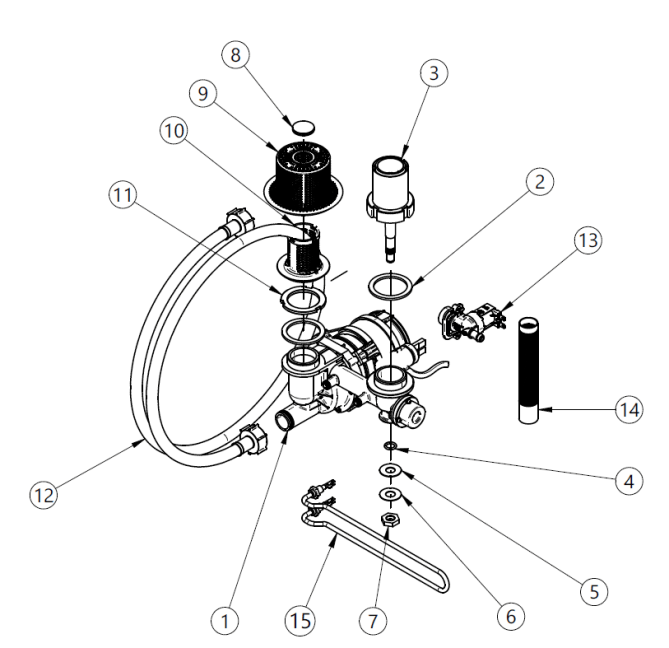 Horeca Parts - Zmywarka Silanos EXV057