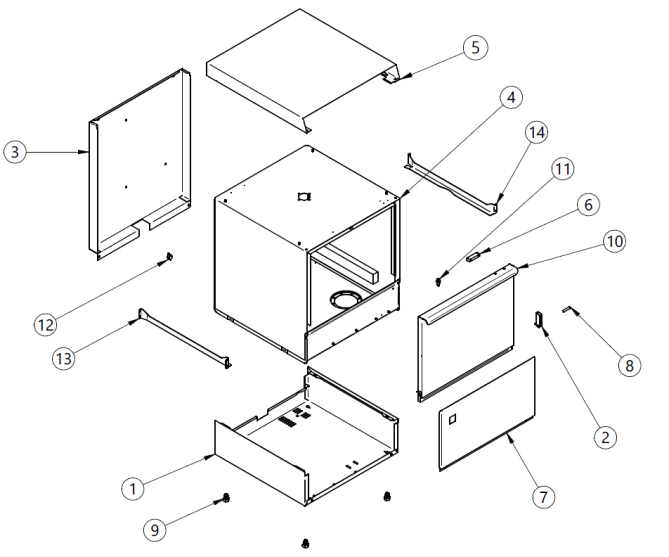Horeca Parts - Zmywarka Silanos EXV082