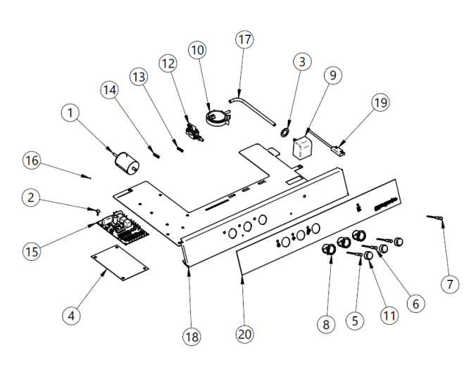Horeca Parts - Zmywarka Silanos EXV082