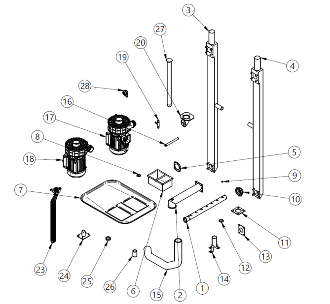 Horeca Parts - Zmywarka Silanos EXV083