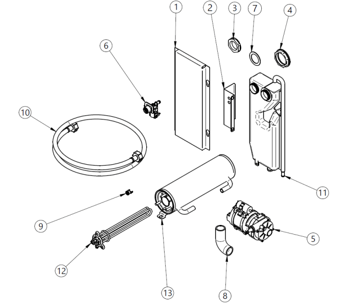 Horeca Parts - Zmywarka Silanos EXV083