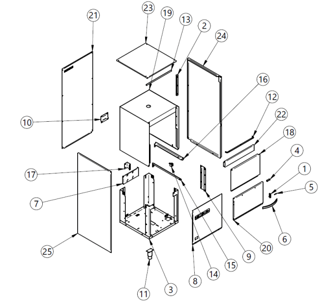 Horeca Parts - Zmywarka Silanos EXV084