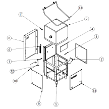 Horeca Parts - Zmywarka Silanos EXV086