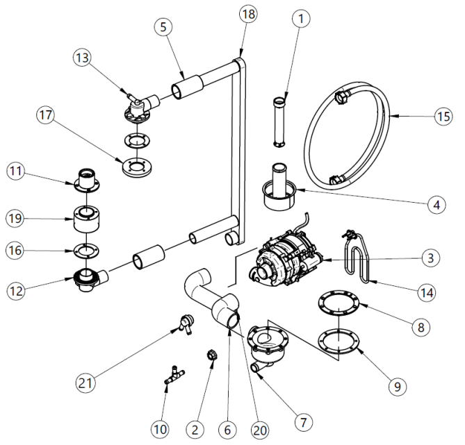 Horeca Parts - Zmywarka Silanos EXV089