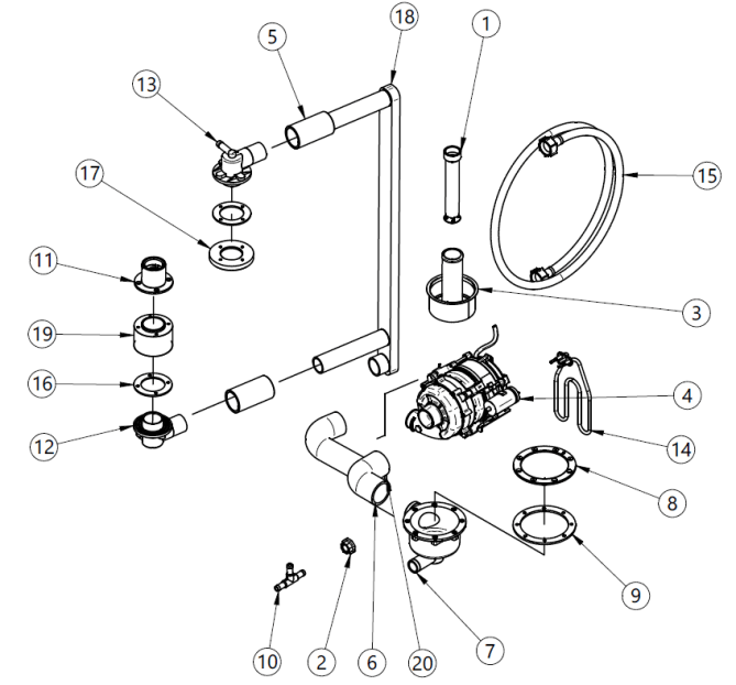Horeca Parts - Zmywarka Silanos EXV091