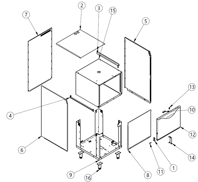 Horeca Parts - Zmywarka Silanos EXV092