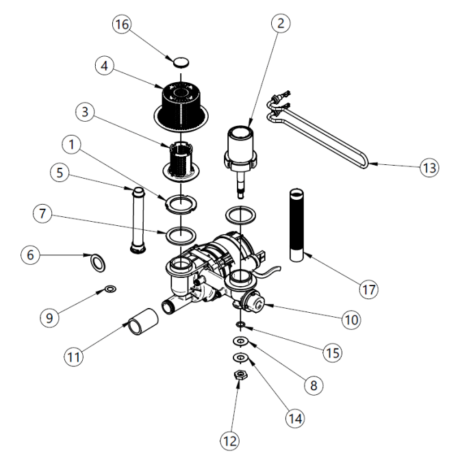 Horeca Parts - Zmywarka Silanos EXV094