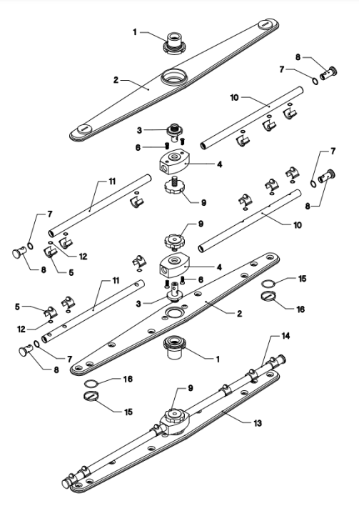 Horeca Parts - Zmywarka gastronomiczna Silanos N700