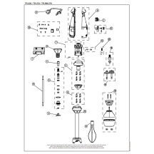 Horeca Parts - Mikser ręczny Sammic BM-250 (3030075)