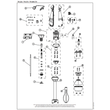 Horeca Parts - Mikser ręczny Sammic TR-220 (3030092)