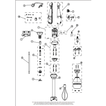 Horeca Parts - Mikser ręczny Sammic TR-250 (3030130)