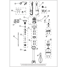 Horeca Parts - Mikser ręczny Sammic TR-270 (3030037)