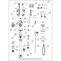 Horeca Parts - Mikser ręczny Sammic TR-350 (3030380)