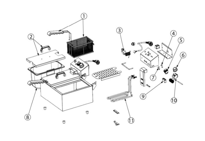 Horeca Parts - Frytownica Stalgast 746068