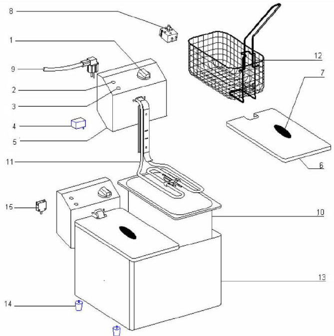 Horeca Parts - Frytownica Stalgast 777323