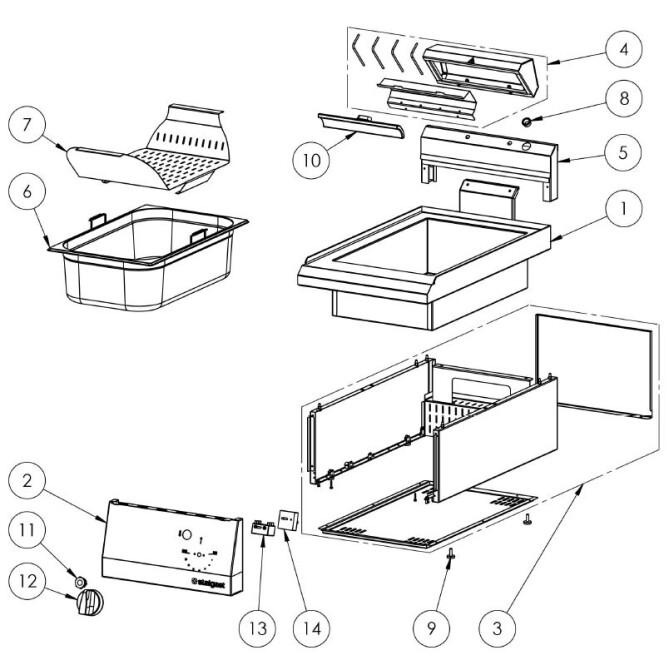 Horeca Parts - Frytownica Stalgast 9724500