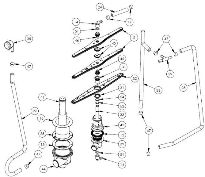 Horeca Parts - Zmywarka Stalgast 801401