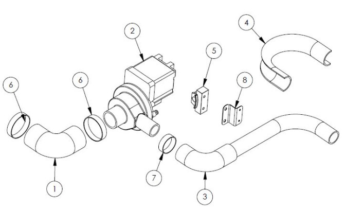 Horeca Parts - Zmywarka Stalgast 801401