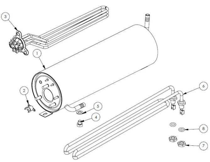 Horeca Parts - Zmywarka Stalgast 801505