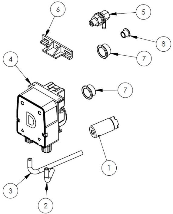 Horeca Parts - Zmywarka Stalgast 801507