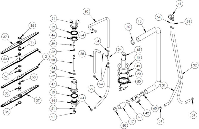 Horeca Parts - Zmywarka Stalgast 801565