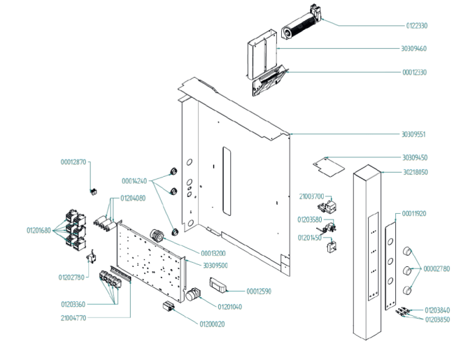 Horeca Parts - Piec konwekcyjny (224779) Tecnoeka EKF1021UD